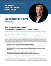 Leadership Insights, GSMA, Mats Granyrd